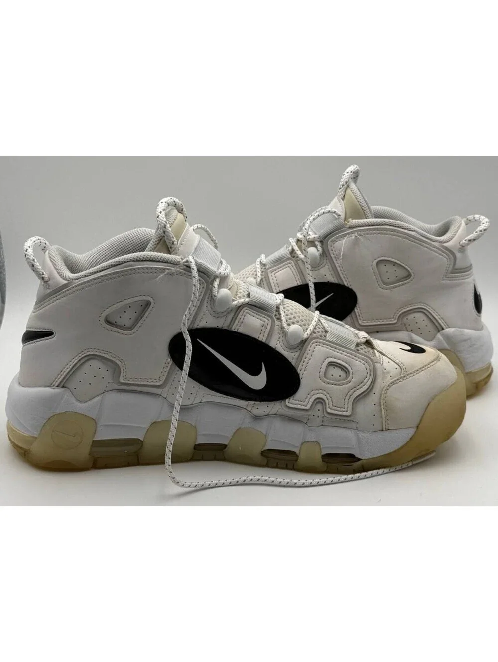 Nike Air More Uptempo 96 White Black Photon Dust Men US 11.5 DQ5014-100